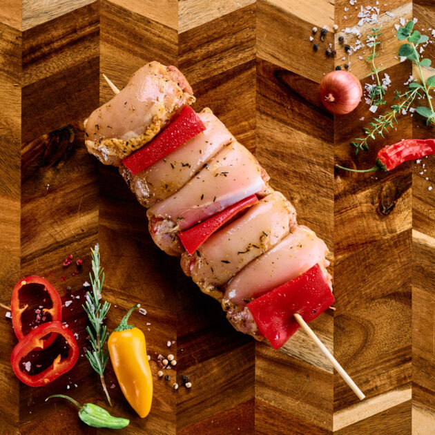 Κοντοσούβλι Κοτόπουλο