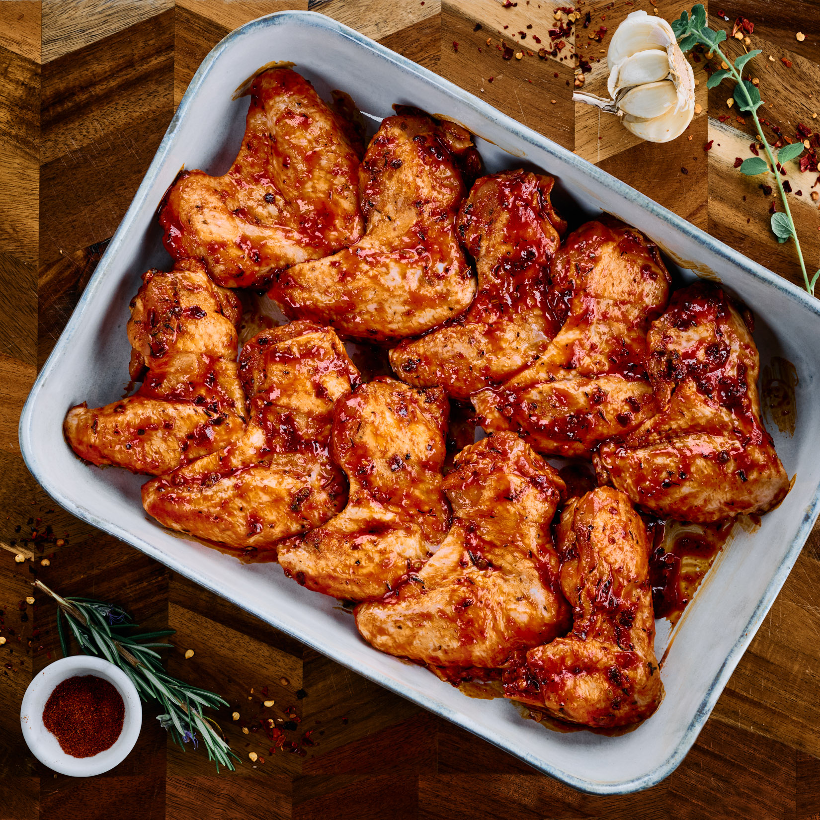 Φτερούγες Κοτόπουλο BBQ Μαριναρισμένες - Image 2