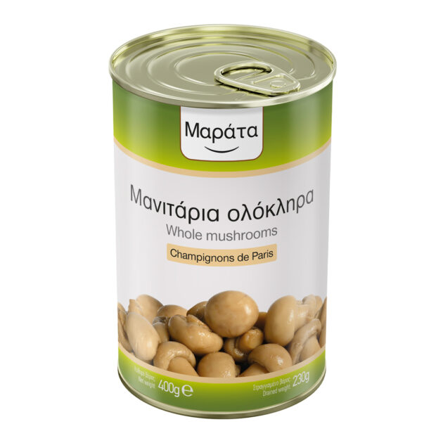 Whole Mushrooms ΜΑΡΑΤΑ 400gr.