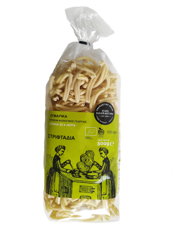 Whole Wheat Fusilli ΑΔΑΜΑΝΤΙΝΑ 500gr. - Image 2