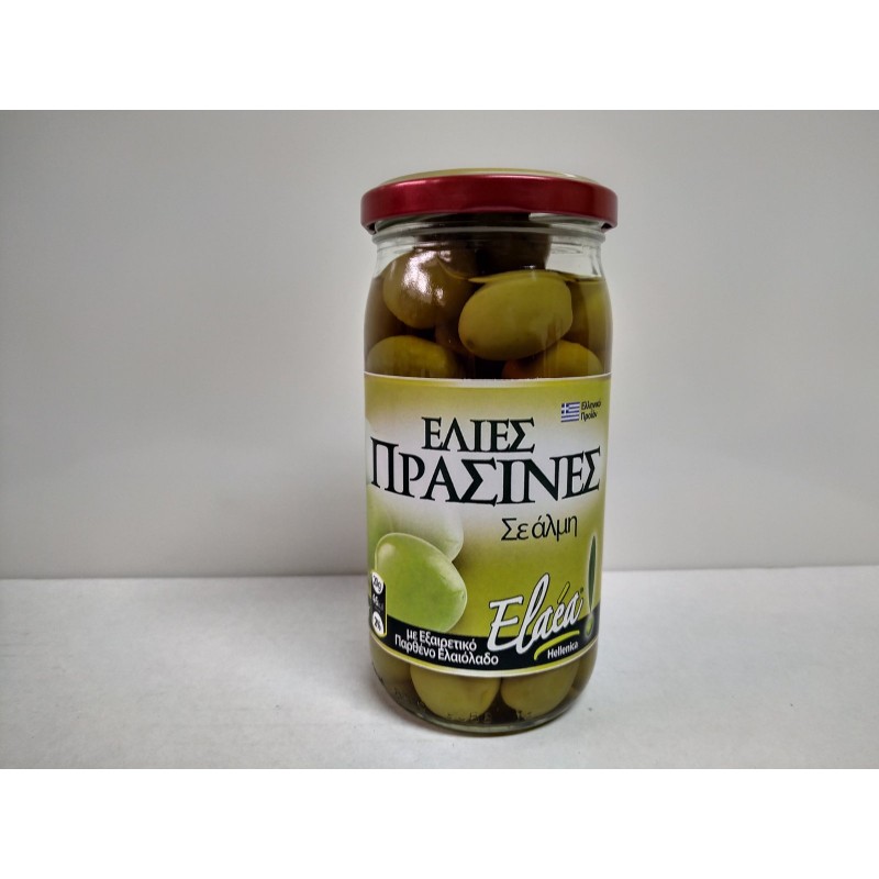 Green Olives ELAEA 215gr. - Image 2