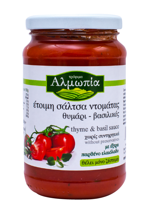 Έτοιμη Σάλτσα ΑΛΜΩΠΙΑ Για Ζυμαρικά - Image 2